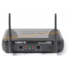 Vonyx STWM712C double micro micro-main serre-tête vhf sans fil code 179.180 récepteur face avant