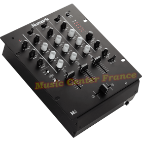 Numark M4 table de mixage 3 voies + micro vue gauche