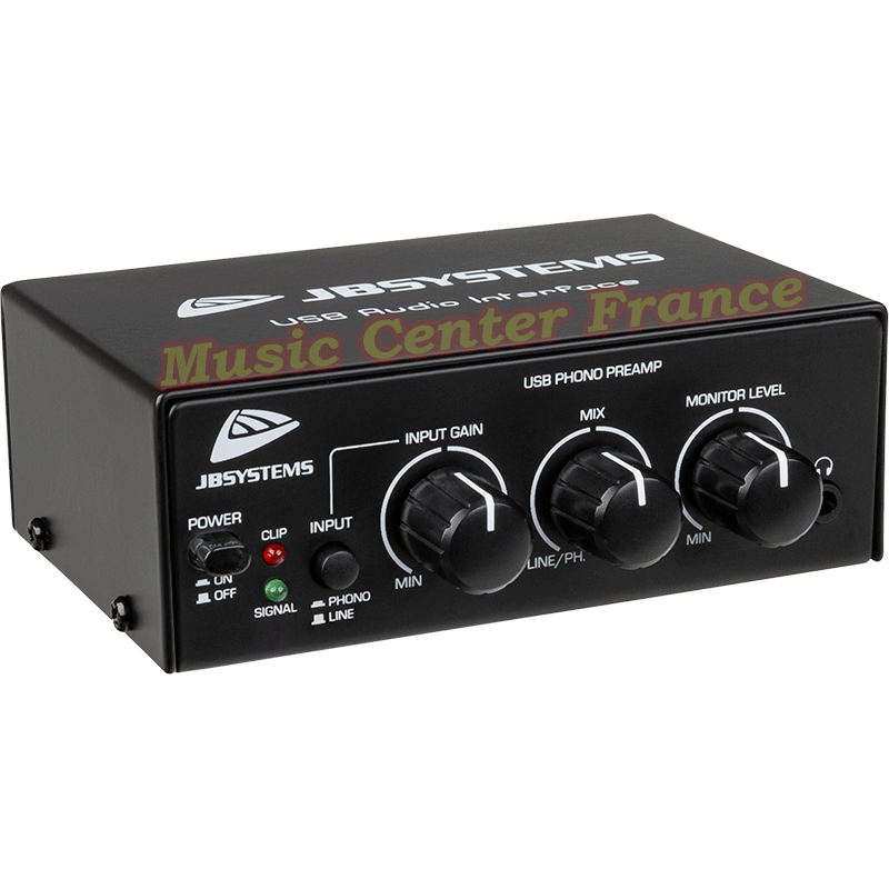 JBSystems JB Systems : USB Audio Interface - préampli pour platine