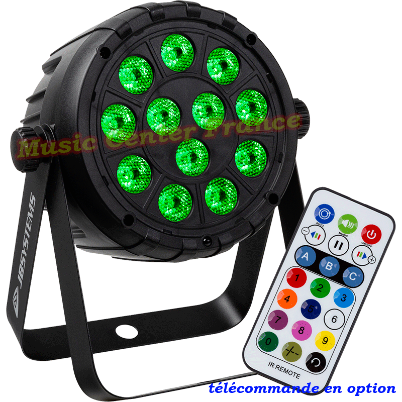 JBSystems JB Systems mini-par 12TC mk2 projecteur 12 led rgb vert green