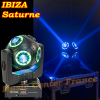 Ibiza Saturne lyre DMX à LED RGBW 4en1 avec 8 anneaux lumineux multicolores effet 01