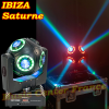 Ibiza Saturne lyre DMX à LED RGBW 4en1 avec 8 anneaux lumineux multicolores effet 03