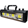 Ibiza strobe80LED Strobe 80 LED stroboscope strobo 4x20w vitesse reglable mode automatique audio vue de droite