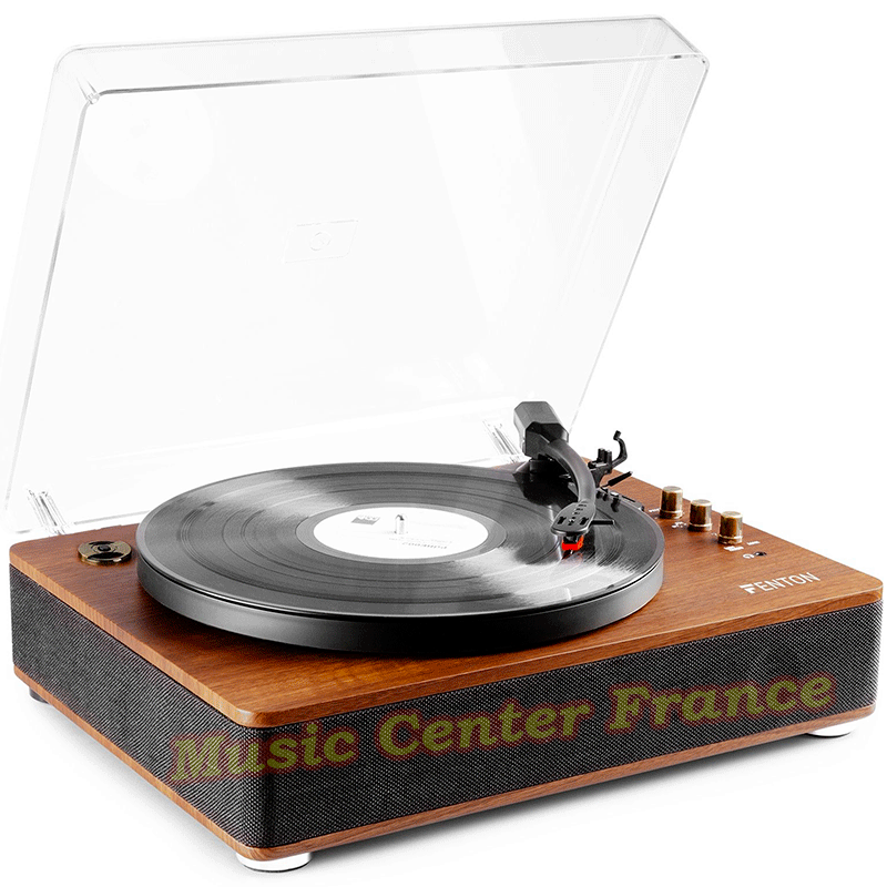 Fenton RP162D : platine vinyle USB Bluetooth HP stéréo intégrés