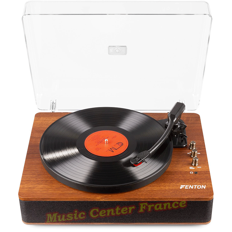 Fenton RP162D : platine vinyle USB Bluetooth HP stéréo intégrés