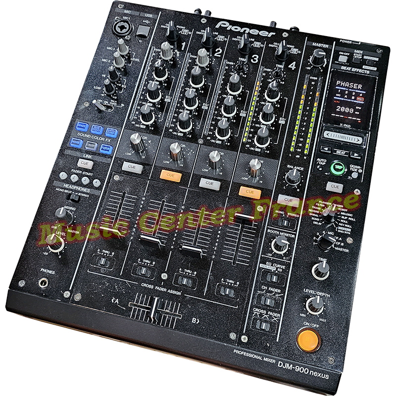 Pioneer DJM900 DJM 900 nexus panne réparation SAV service après-vente vue droite