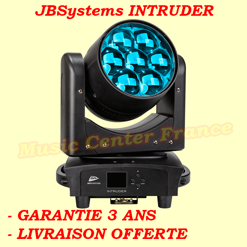 JBSystems JB Systems intruder lyre wash B05562 garantie livraison