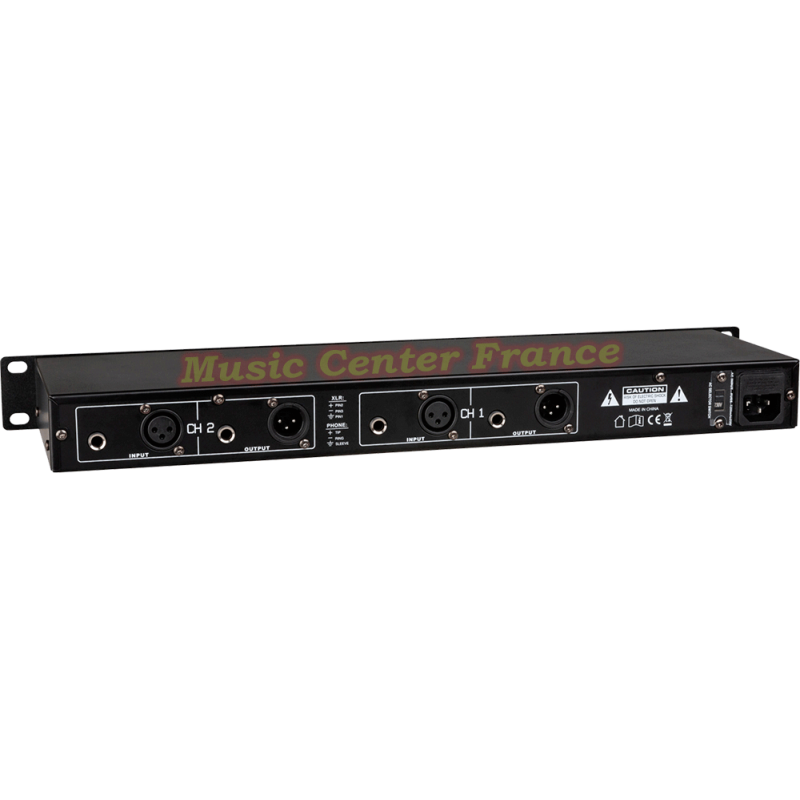 JBSystems GEQ215 JB Systems GEQ 215 equalizador 2 x 15 bandas B08214 back vug