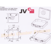 JVCase JV Case TT Case B03206 flightcase pour platine vinyle Audiophony Denon Numark Pioneer Reloop Synq Technics dimensions