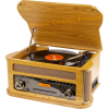 Fenton Memphis bois clair platine vinyle CD cassette radio FM DAB+ USB Bluetooth look rétro vintage vu01