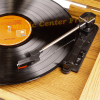 Fenton Memphis bois clair platine vinyle CD cassette radio FM DAB+ USB Bluetooth look rétro vintage vu02