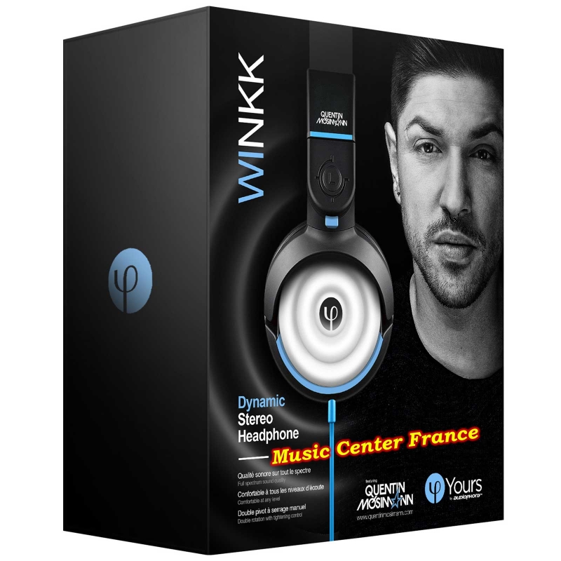 Audiophony casque audio winkk quentin mosimann boite box packaging emballage