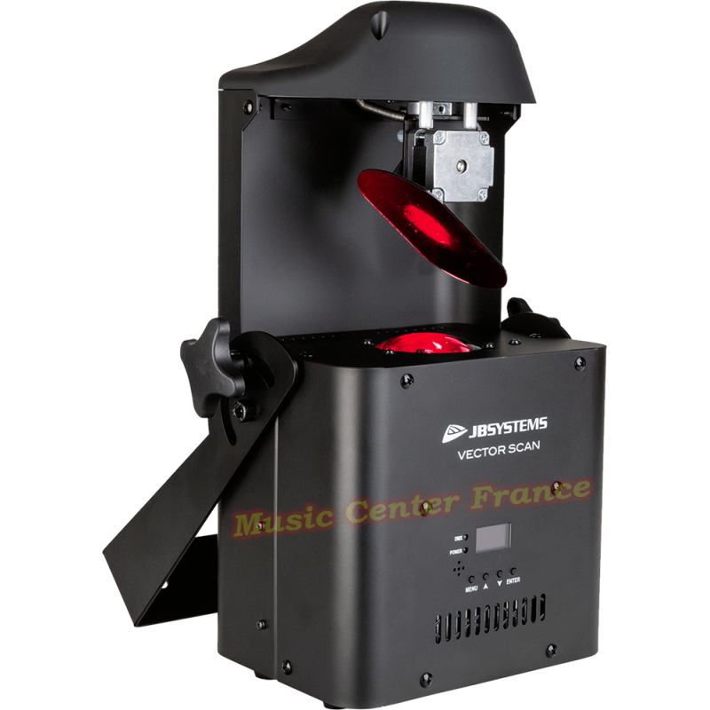 JBSystems - JB Systems Vector Scan - scanner à LED 100 w - code: B05544 vue gauche rouge