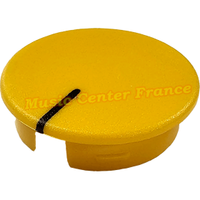 Rodec MX 180-240-300 MK1-MK2  cabochon chapeau jaune pour bouton Balance et Phone Volume vue dessus