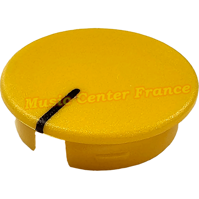Rodec MX 180-240-300 MK1-MK2  cabochon chapeau jaune pour bouton Balance et Phone Volume vue dessus