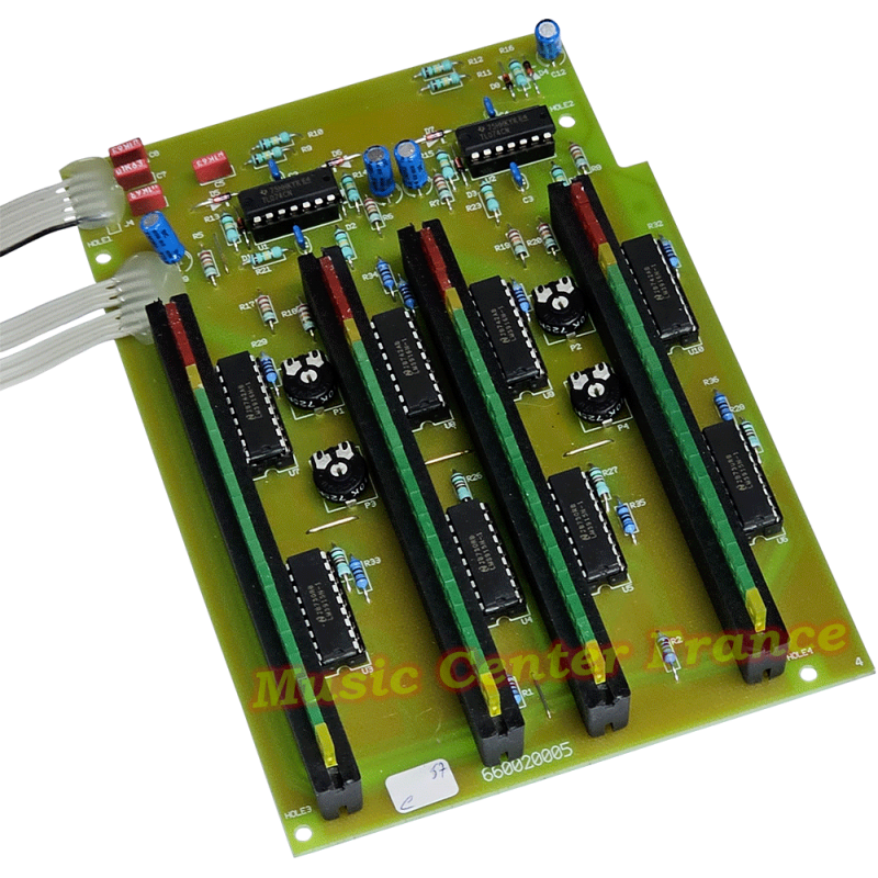 Rodec MX 180-240-300 mk3 mkIII - carte vu-mètre complète neuve 66-002-0005