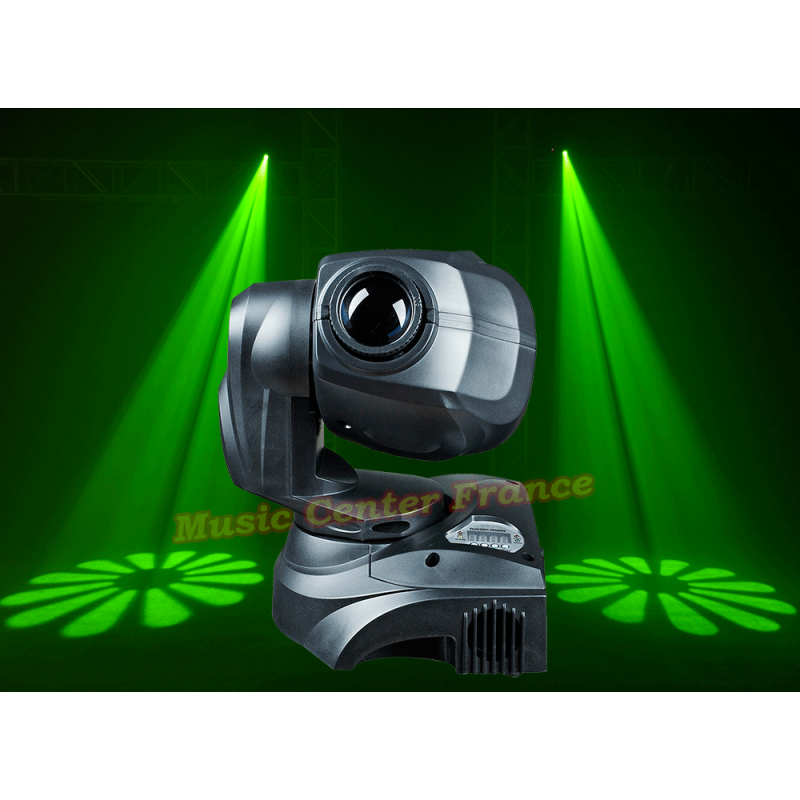 Systems Clubhead JB Systems Club Head lyre à led 25 w - 6 gobos rotatifs + roue de couleur vert green