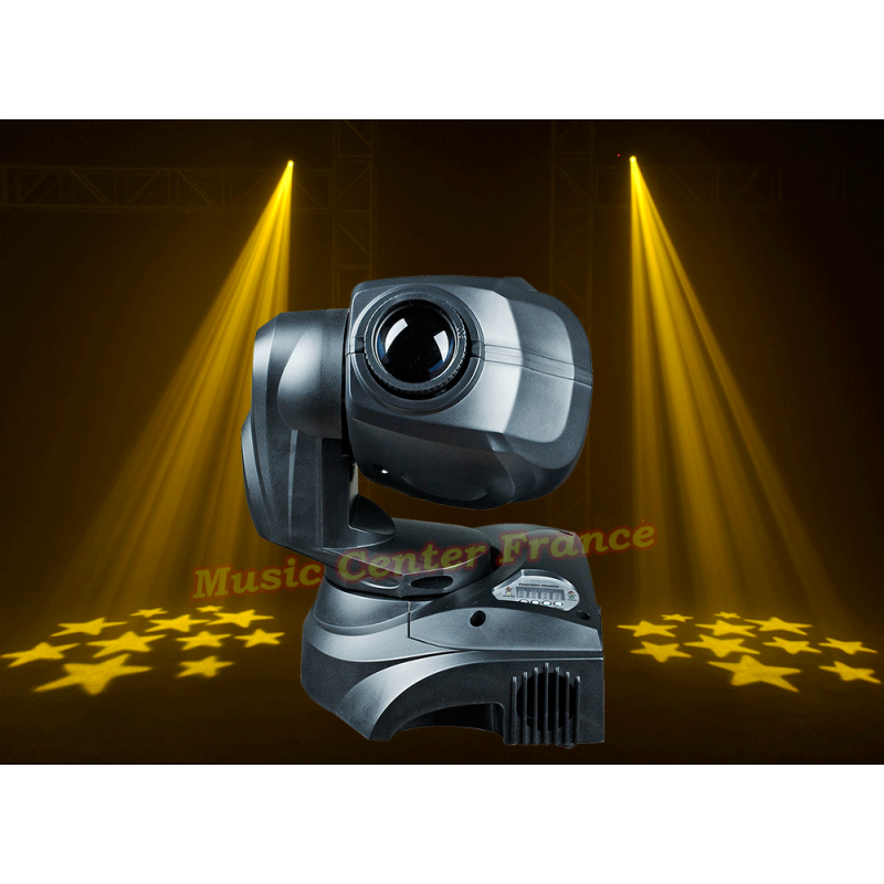Systems Clubhead JB Systems Club Head lyre à led 25 w - 6 gobos rotatifs + roue de couleur jaune yellow