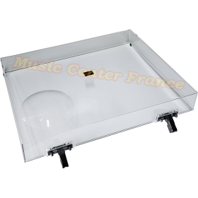 Technics TTFA0457 capot couvercle plexi avec charnières pour SL1200-SL1210 MK2 MK3 M3D MK5 M5G MK7 vug01