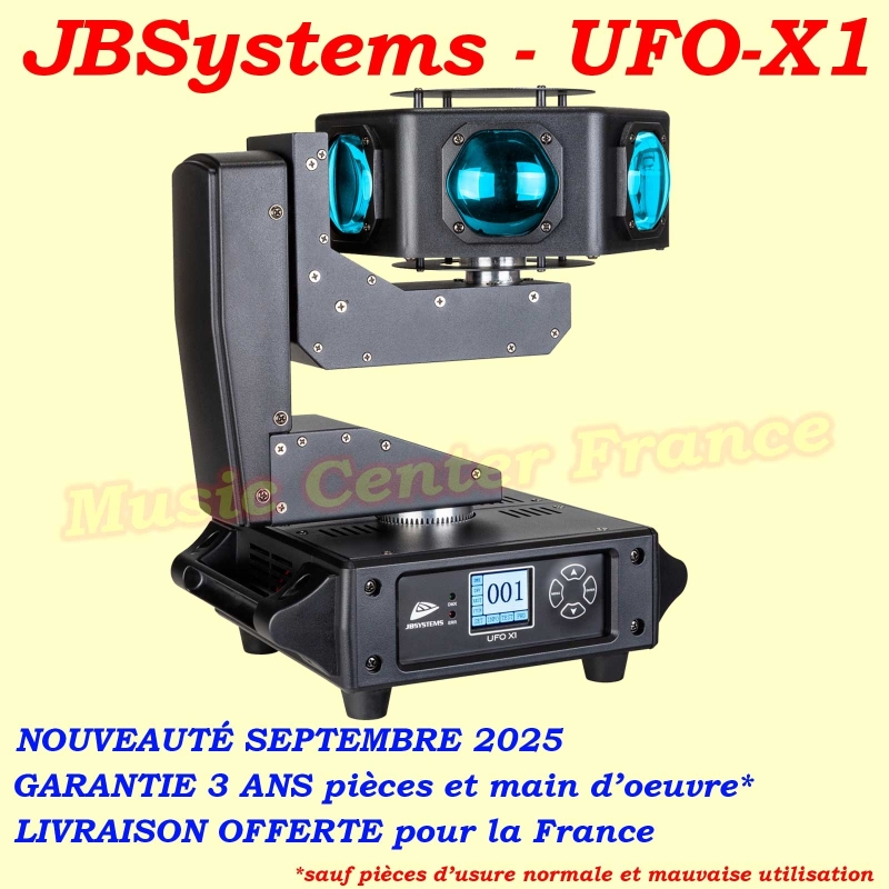 JBSystems - JB Systems UFO-X1 lyre style OVNI soucoupe volante garantie