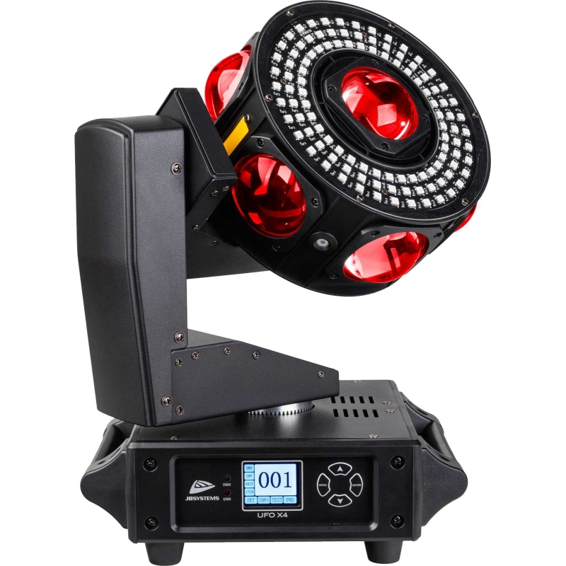 JBSystems - JB Systems UFO-X4 lyre style OVNI soucoupe volante biais rouge red