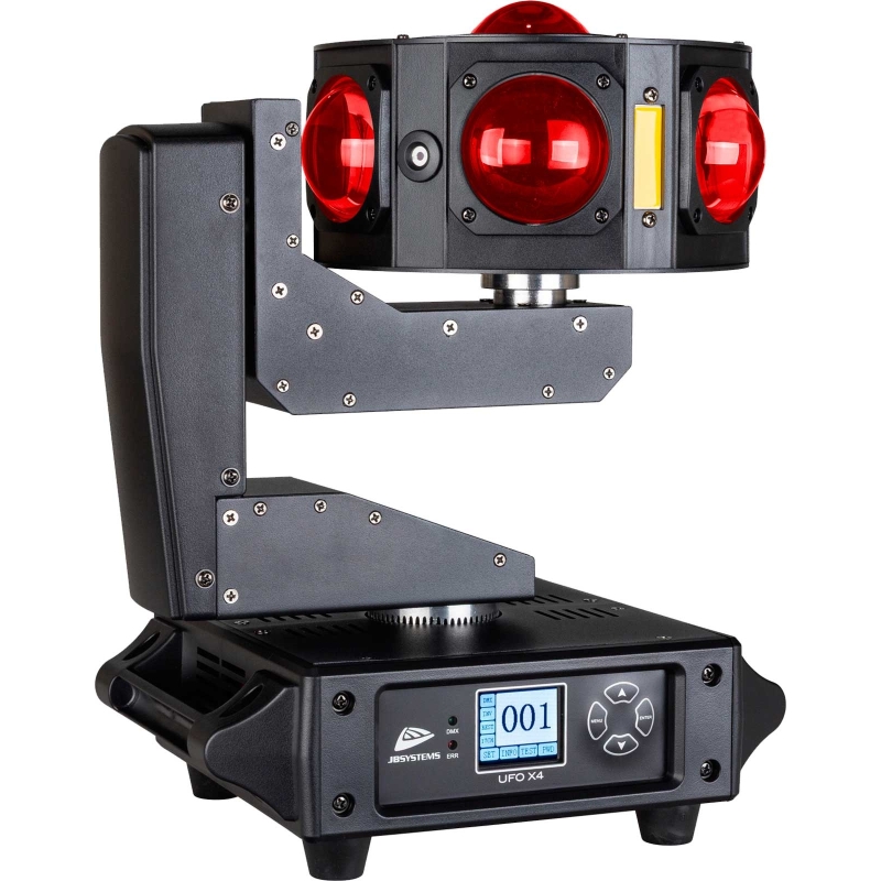 JBSystems - JB Systems UFO-X4 lyre style OVNI soucoupe volante rouge red