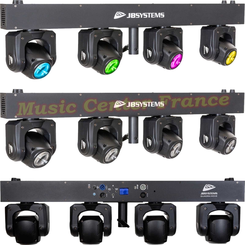 JBSystems - JB Systems Quadra Move - 4 lyres vues diverses