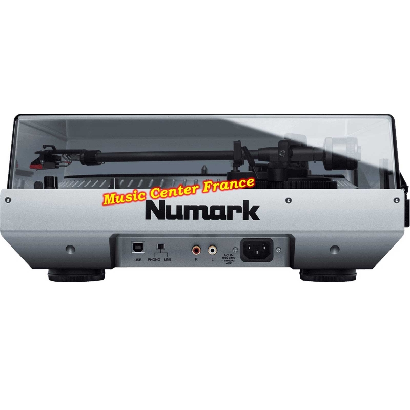 Numark ntx 1000 ntx1000 platine vinyle entrainement direct usb phono-line connectique cote