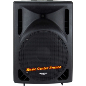 JBSystems JB Systems PSA12 PSA 12 enceinte amplifiée de 30 cm et d'une puissance de 200 w RMS totale - vue de face
