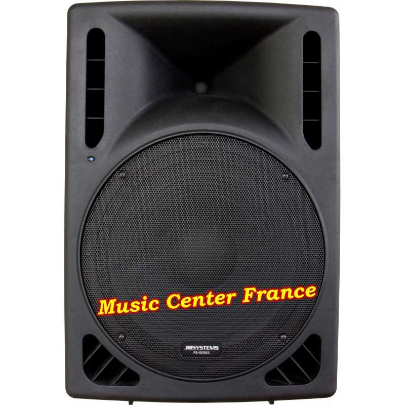 JBSystems JB Systems PSA15 PSA 15 enceinte amplifiée de 38 cm et d'une puissance de 300 w RMS totale - vue de face vu1