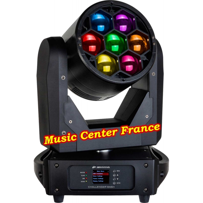 JBSystems JB Systems challenger wash code B05539 5539 multicolor multicouleur Music Center France