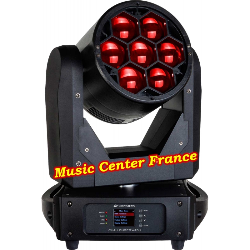 JBSystems JB Systems challenger wash code B05539 5539 red rouge Music Center France
