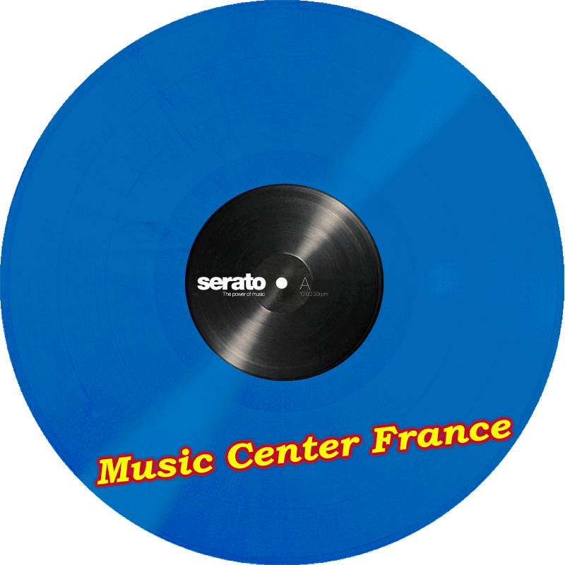 serato disque vinyle encodé couleur bleu SCV-PS-BLU-2 paire disque seul