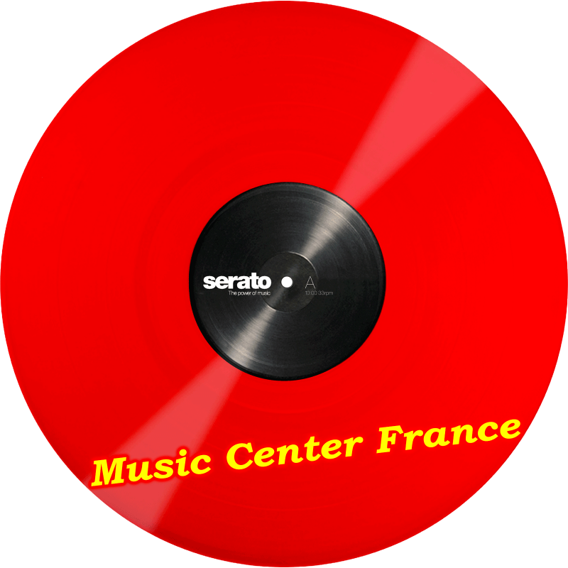 serato disque vinyle encodé couleur rouge SCV-PS-RED-2 paire disque seul