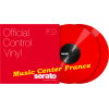 serato disque vinyle encodé couleur rouge SCV-PS-RED-2 paire pack