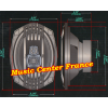 Lanzar Vibe VB693 VB 693 haut-parleur hp ovale 3 voies automobile dimensions Music Center France