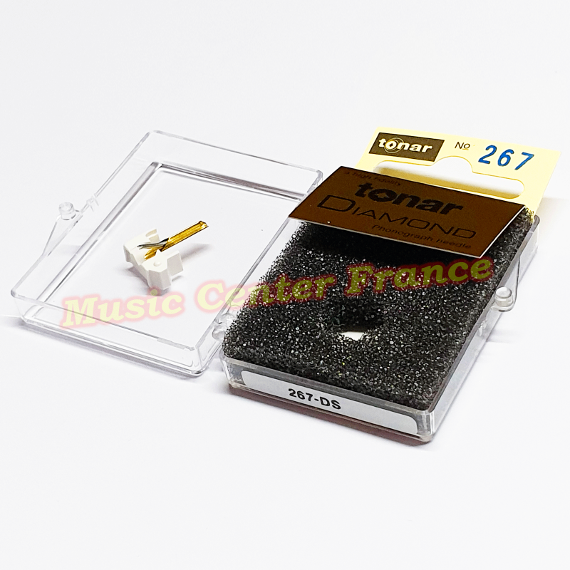 Tonar 267 ds 267ds stylus diamant saphir pointe aiguille Shure M44-7 Dual DN305 DN306 M-44 M-G vu8