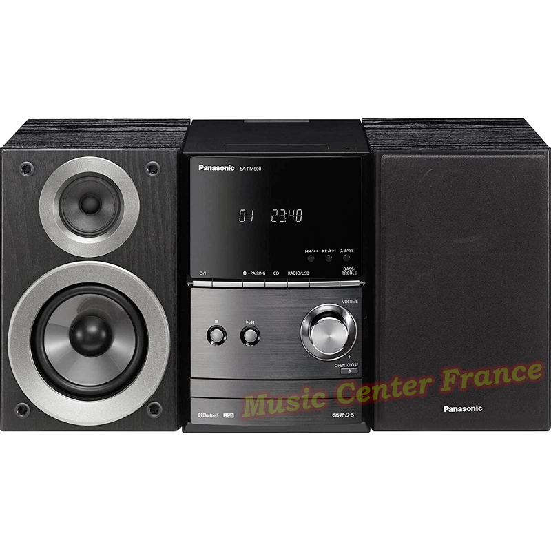 Panasonic SC-PM 600 mini-chaîne hi-fi avec CD, USB, tuner FM, bluetooth