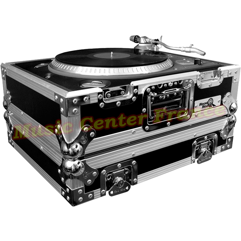 Road Ready RR1200B flightcase flght case pour platine vinyle Technics Numark Vestax Reloop vue1