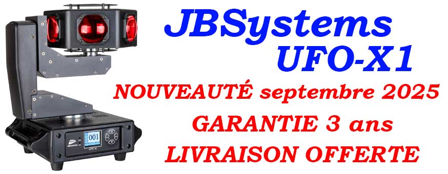JBSystems - JB Systems UFO-X1 : lyre style OVNI